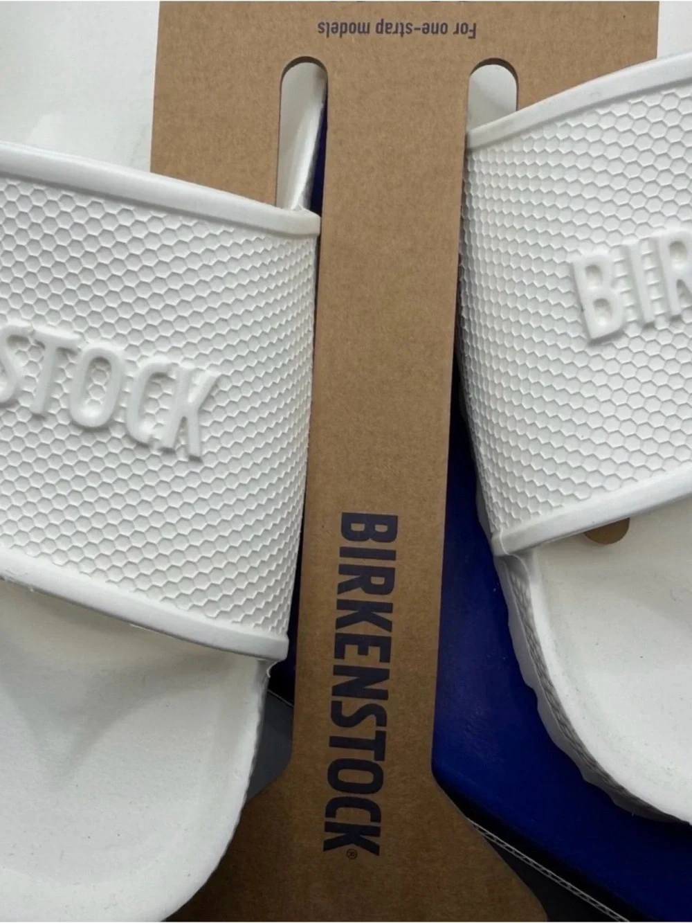 Birkenstock Barbados EVA White Slide Sandals  US 6W or 4M  EU 37 New Box